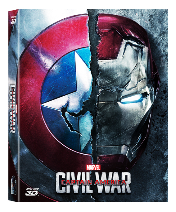 [Blu-ray] Captain America: Civil War (2Disc: 2D+3D) Fullslip A1 Steelbook LE (Weetcollection Exclusive No.01)
