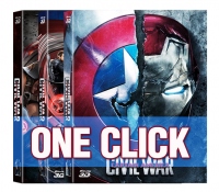 [Blu-ray] Captain America: Civil War (2Disc: 2D+3D) One Click Steelbook LE (Weetcollection Exclusive No.01)