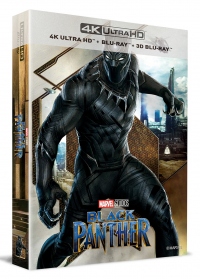 [Blu-ray] Black Panther Lenticular Fullslip B1(3disc: 4K UHD + 3D + 2D) Steelbook LE(Weetcollcection Exclusive No.3)