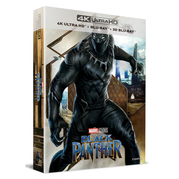 Blu-ray] Black Panther Lenticular Fullslip B1(3disc: 4K UHD + 3D +