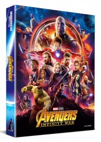 [Blu-ray] Avengers: Infinity War Lenticular Fullslip B2(2disc: 4K UHD + 2D) Steelbook LE(Weetcollcection Exclusive No.4)