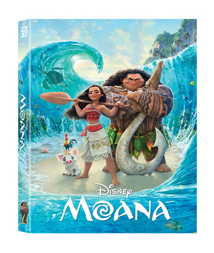 [Blu-ray] Moana Lenticular Fullslip(2Disc: 3D+BD) Steelbook LE